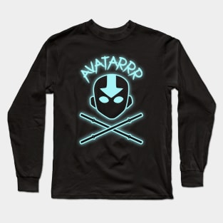 Avatar - Avatarrr - Airbender and Crossbones Long Sleeve T-Shirt